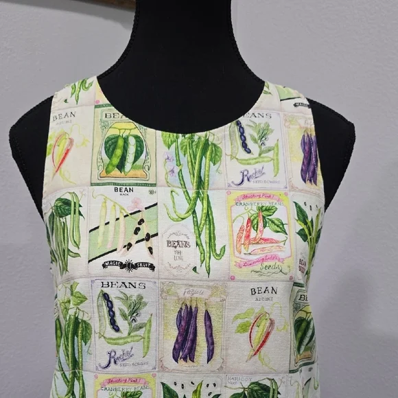 Rachel Antonoff Lola Mini Dress in the "Especially The Beans" Print, Pockets - Picture 4 of 16